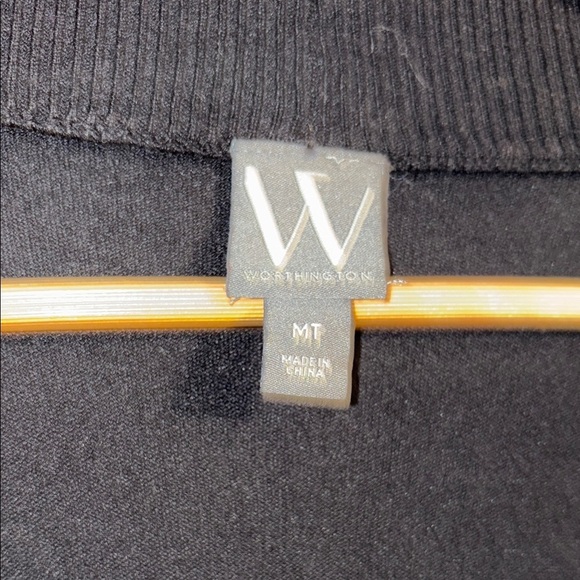 Worthington Classic Black Cardigan - Picture 2 of 3